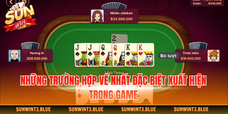 Những trường hợp về nhất đặc biệt xuất hiện trong game